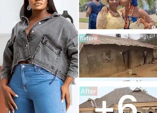 Chizzy Alichi revealed today that she has fulfilled her dream of building a home for her parents in their village (Photos)