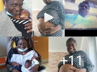 “God Say It’s Not Easy”– 54-year-old woman becomes mother of triplets after waiting for 21 years (Video)