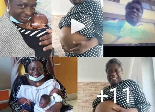 “God Say It’s Not Easy”– 54-year-old woman becomes mother of triplets after waiting for 21 years (Video)