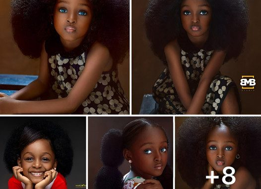 Meet 7-year-old Nigerian Girl Who Is Said To Be The Worlds Most Beautiful Girl