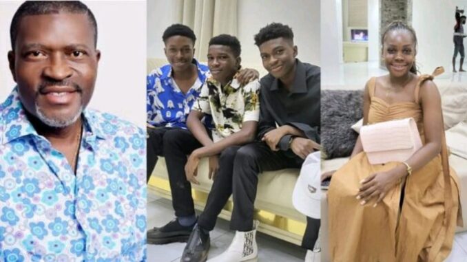 Meet Actor Kanayo O Kanayo’s Wife And Four Children. They Are So Adorable (Photos)