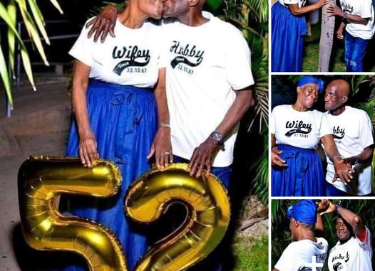 Nigerian Couple Celebrates 52-Years Marriage Anniversary With Romantic Photos