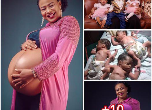 “What God can not do doesn’t exist, My 9 years pain have turned to joy” – Mother of Triplets gave birth to another set of Triplets; this is so beautiful (photos)