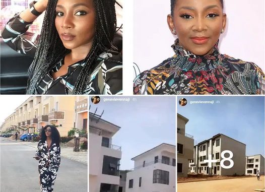 “What a man can do, A Woman Can Do Better”– Genevieve Nnaji brags As She completes Her MultiBillion Naira housing estate in Abuja (Photos